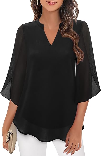 Annelyn™ | Luxe chiffon blouse